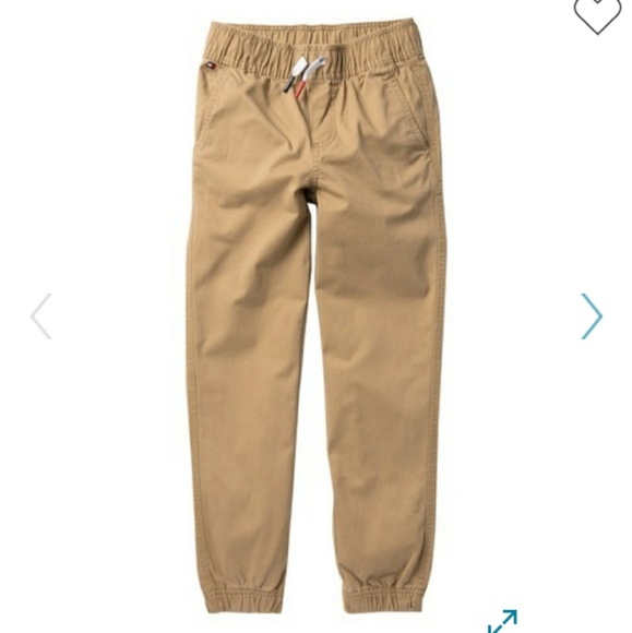 tommy hilfiger khaki joggers